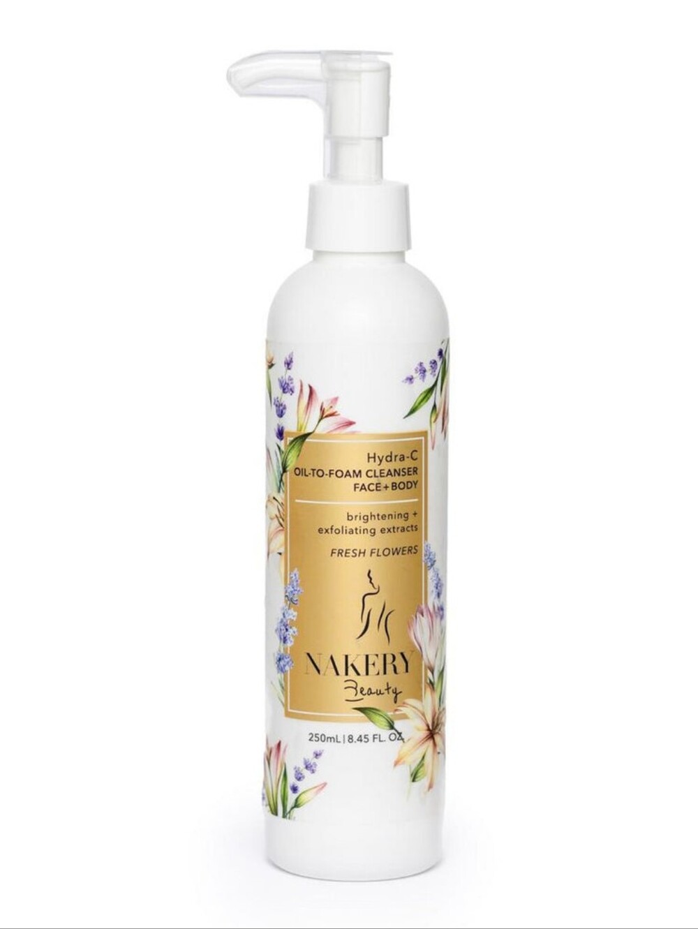 Nakery Beauty Hydra-C Oil to Foam Cleanser, Fresh Flowers. NWT